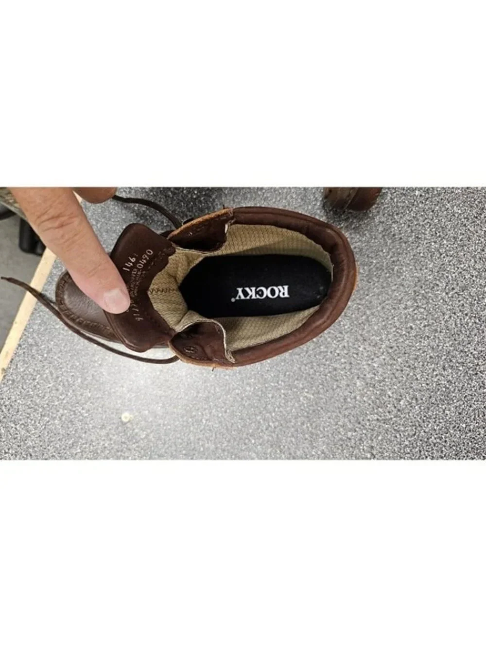 Nice 8M Pair Of Rocky Brown Hiking Boots
